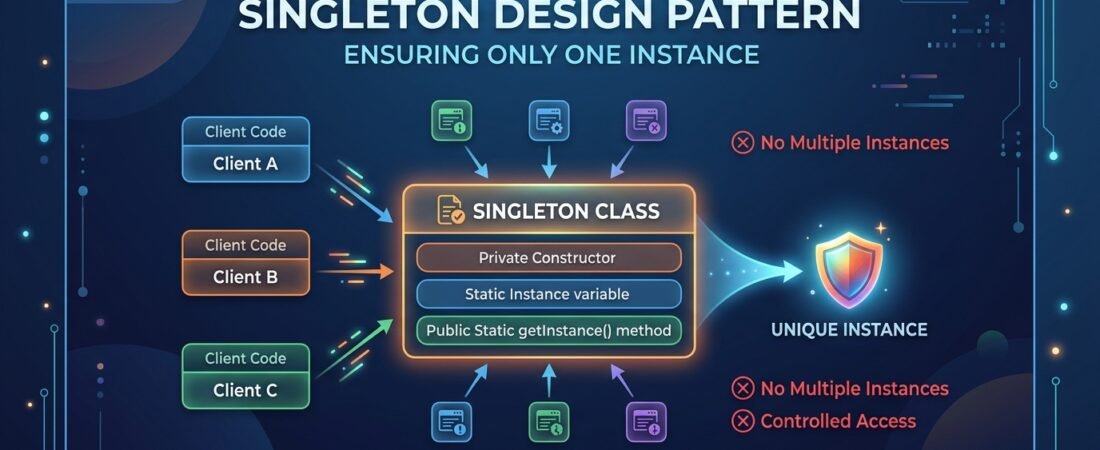 Singleton Pattern in Java: Ensuring a Single Instance